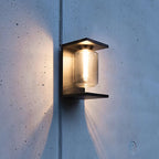 Luminara | Sleek Modern Solar Outdoor Wall Lantern Light 0