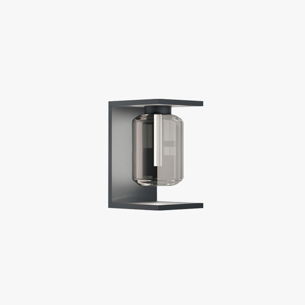Luminara | Sleek Modern Solar Outdoor Wall Lantern Light 1