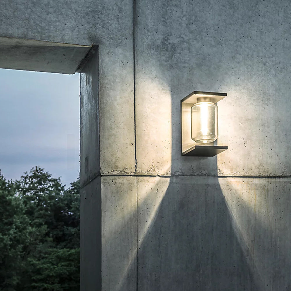 Luminara | Sleek Modern Solar Outdoor Wall Lantern Light 4