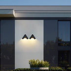 Luminara | Sleek Modern Triangle Outdoor Wall Lamp Fixture 3