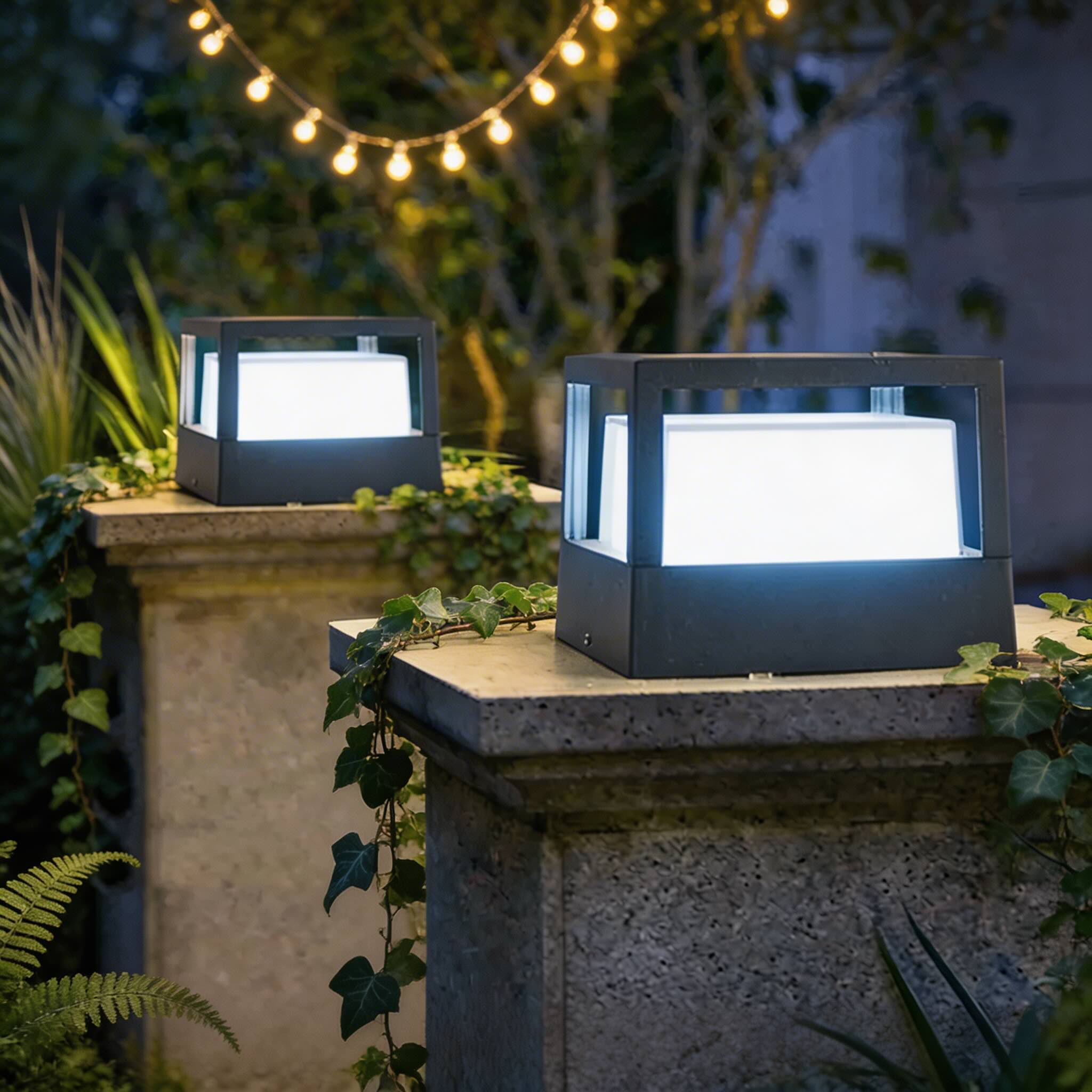 Luminara | Sleek Waterproof Aluminum Outdoor Pillar Light 0