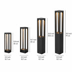 Luminara | Stylish Adjustable LED Outdoor Garden Bollard Light 7