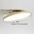 Luminara | Stylish Adjustable Modern Flush Mount Ceiling Light 3