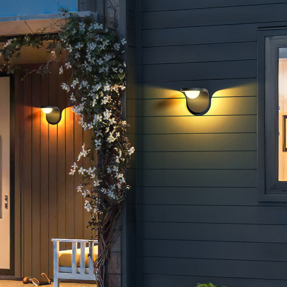 Luminara | Stylish Adjustable Solar Outdoor Wall Lantern for Garden Lighting 2