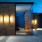 Luminara | Stylish Modern Outdoor Wall Lamp with Hollow Design 2