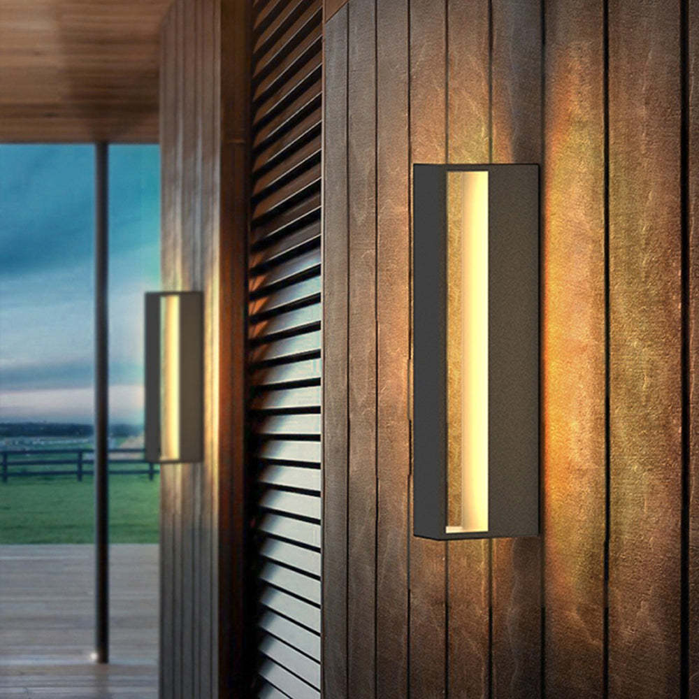 Luminara | Stylish Modern Outdoor Wall Lamp with Hollow Design 7