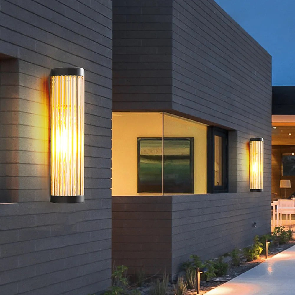 Luminara | Stylish Modern Outdoor Wall Lantern for Elegant Illumination 4