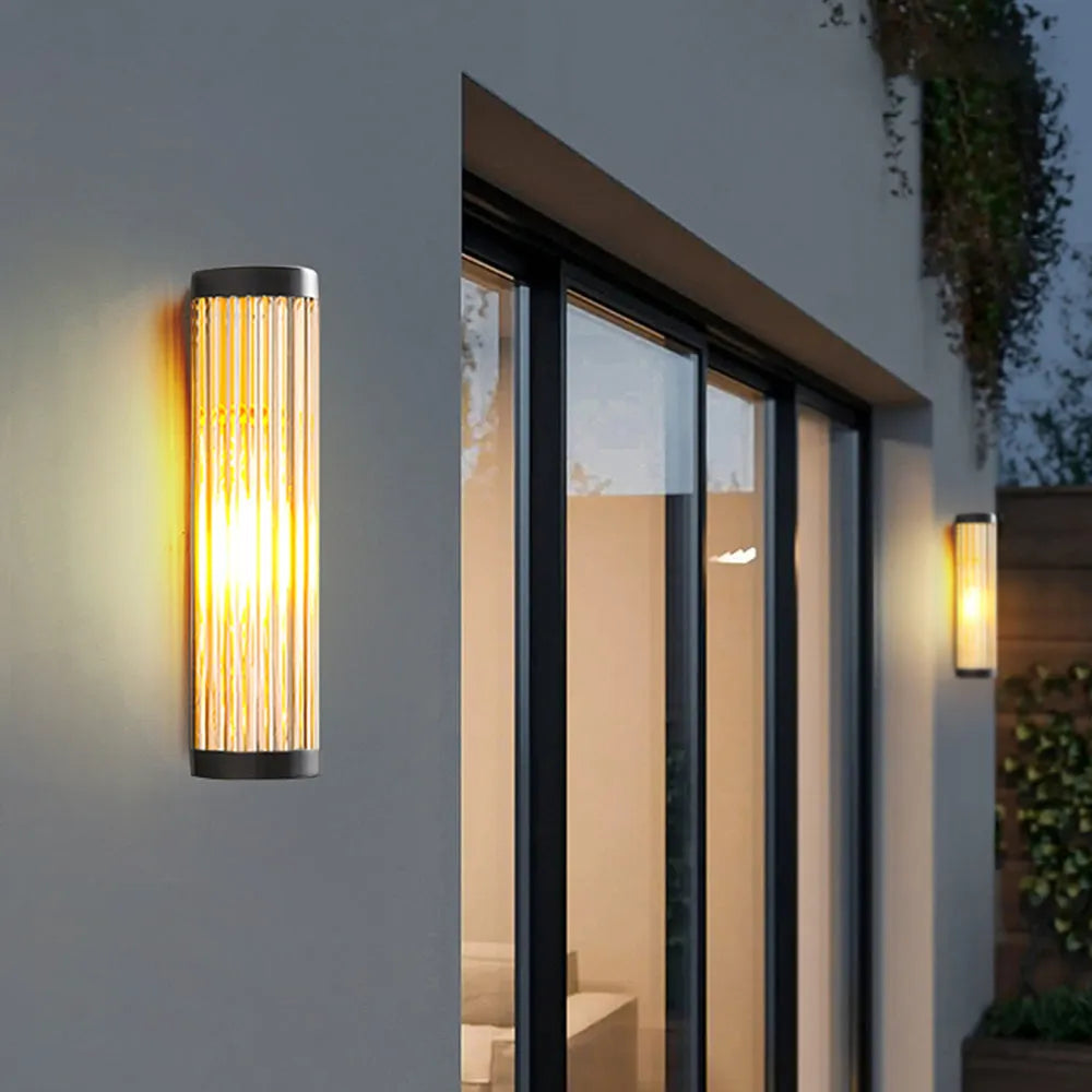 Luminara | Stylish Modern Outdoor Wall Lantern for Elegant Illumination 5