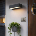 Luminara | Stylish Modern Outdoor Wall Light Fixture with Adjustable LED 0