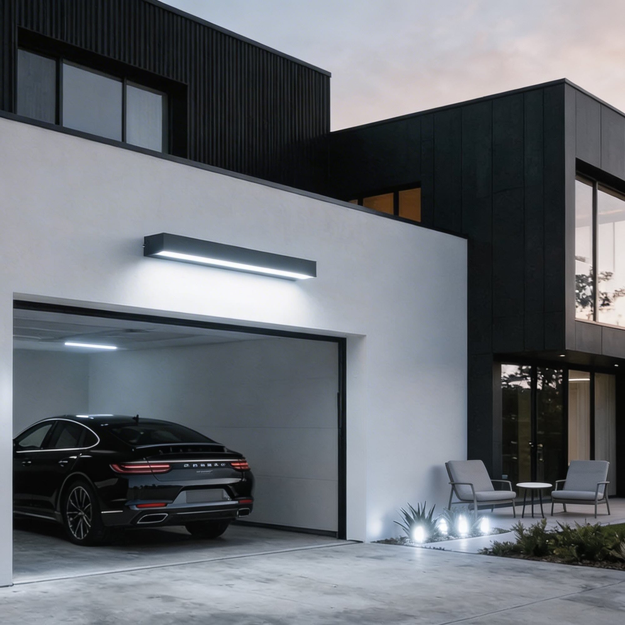 Luminara | Stylish Modern Outdoor Wall Light Fixture with Adjustable LED 1