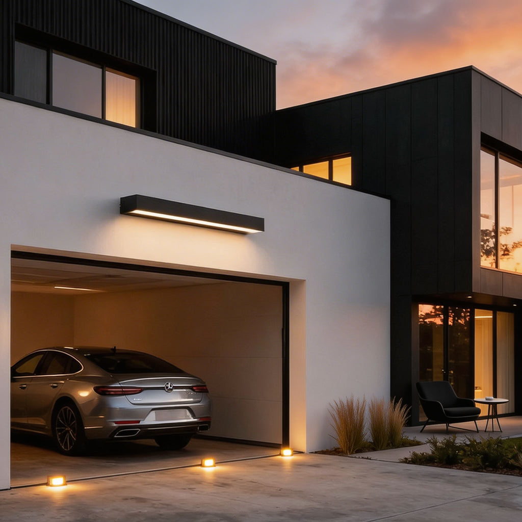 Luminara | Stylish Modern Outdoor Wall Light Fixture with Adjustable LED 6