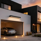 Luminara | Stylish Modern Outdoor Wall Light Fixture with Adjustable LED 6