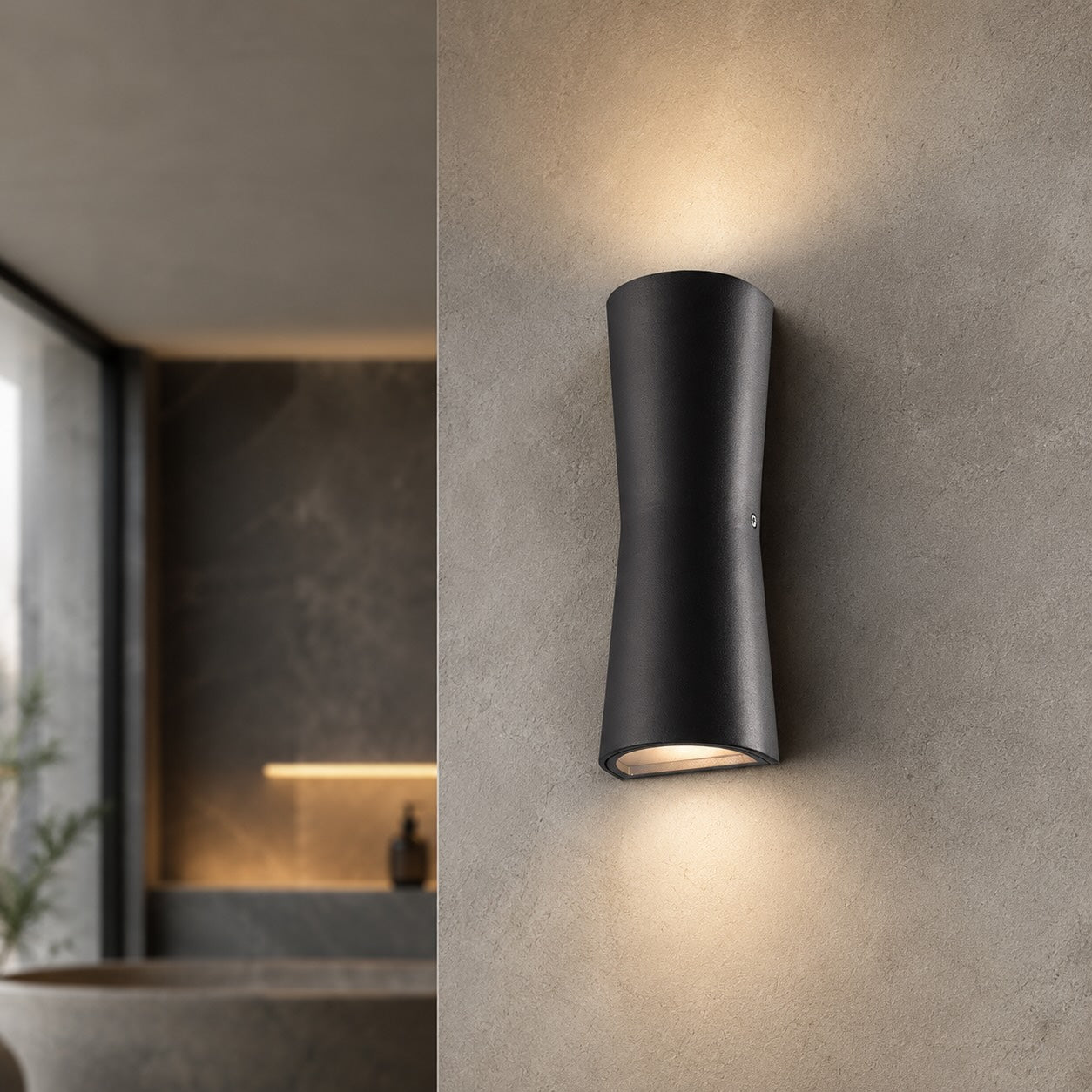 Luminara | Stylish Modern Outdoor Wall Light with Torch Design 0