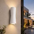 Luminara | Stylish Modern Outdoor Wall Light with Torch Design 1