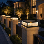 Luminara | Stylish Modern Solar Outdoor Pillar Light Fixture 0