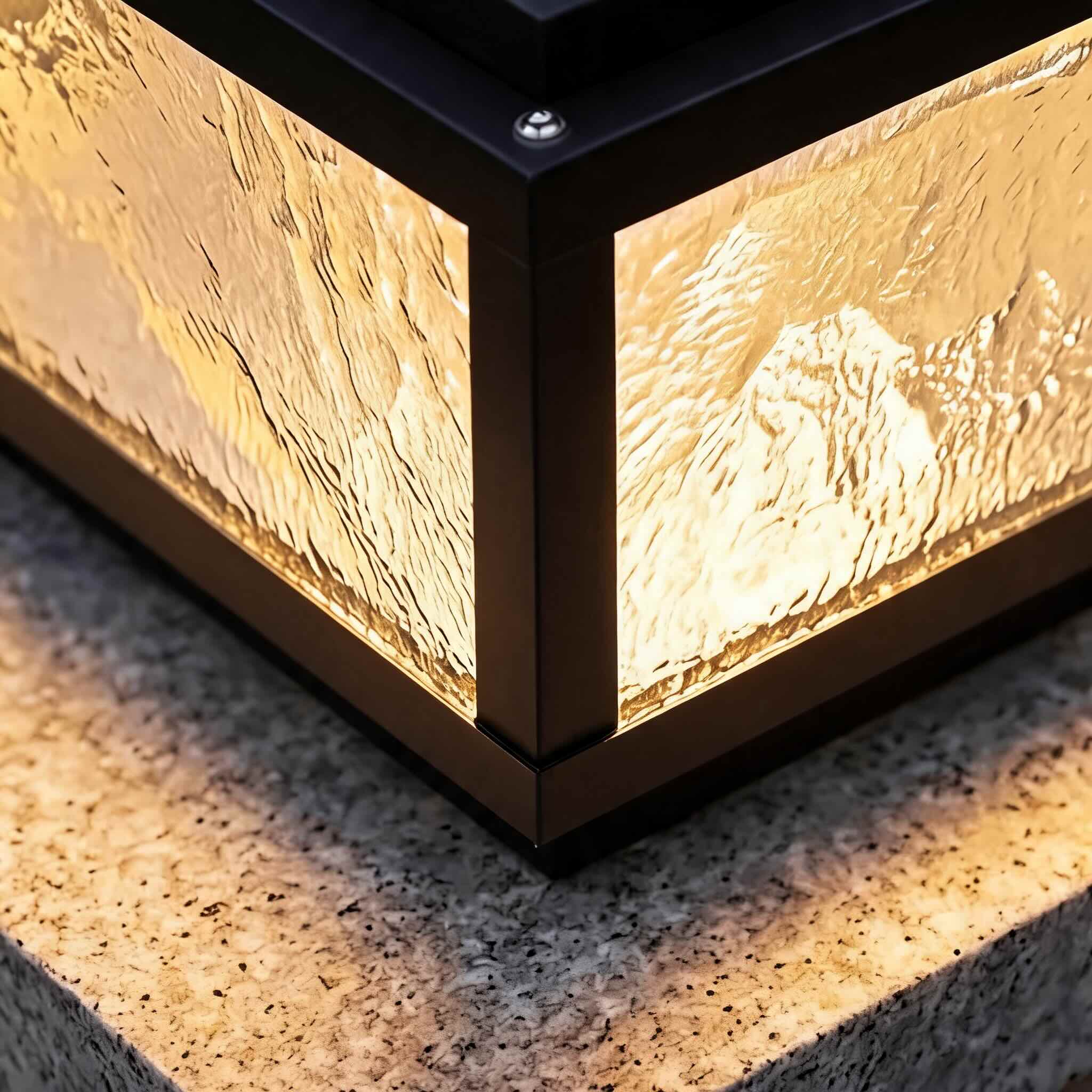 Luminara | Stylish Modern Solar Outdoor Pillar Light Fixture 4