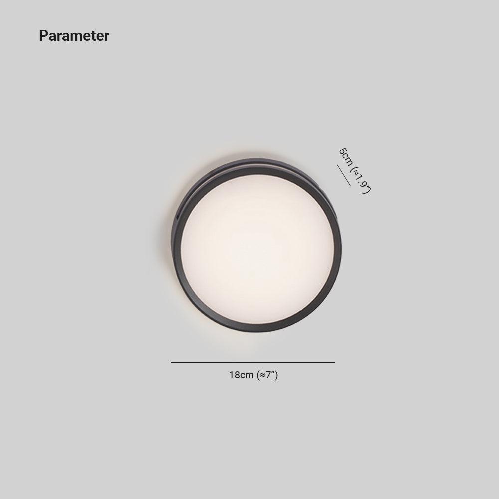 Luminara | Stylish Waterproof Outdoor Wall Lamp in Black 3