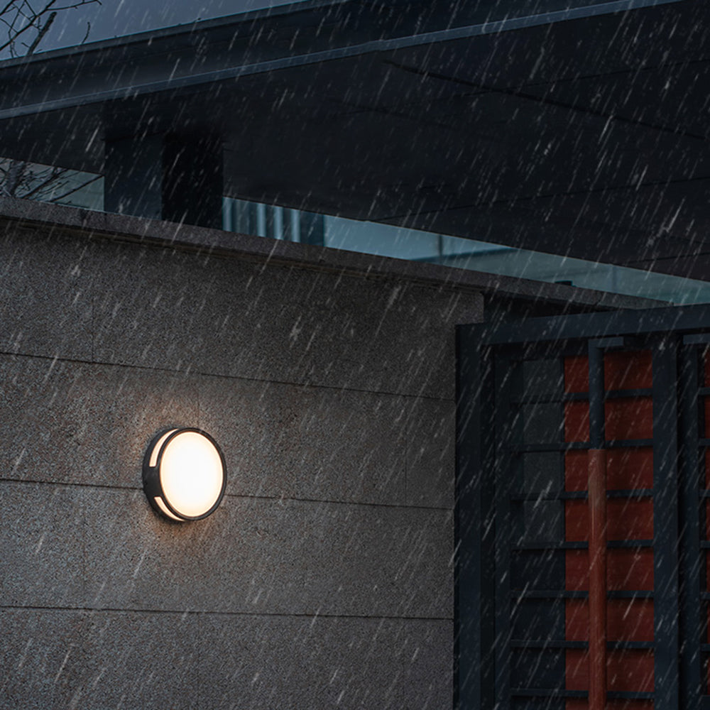 Luminara | Stylish Waterproof Outdoor Wall Lamp in Black 4