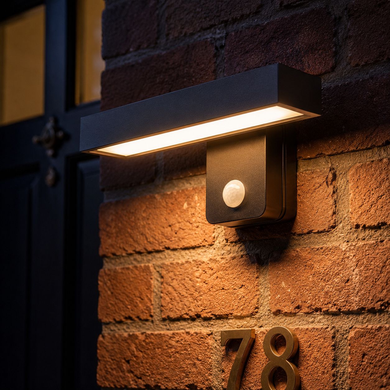 Outdoor Wall Light | Linear LED Bar, Sensor Option, 20 to 50cm
