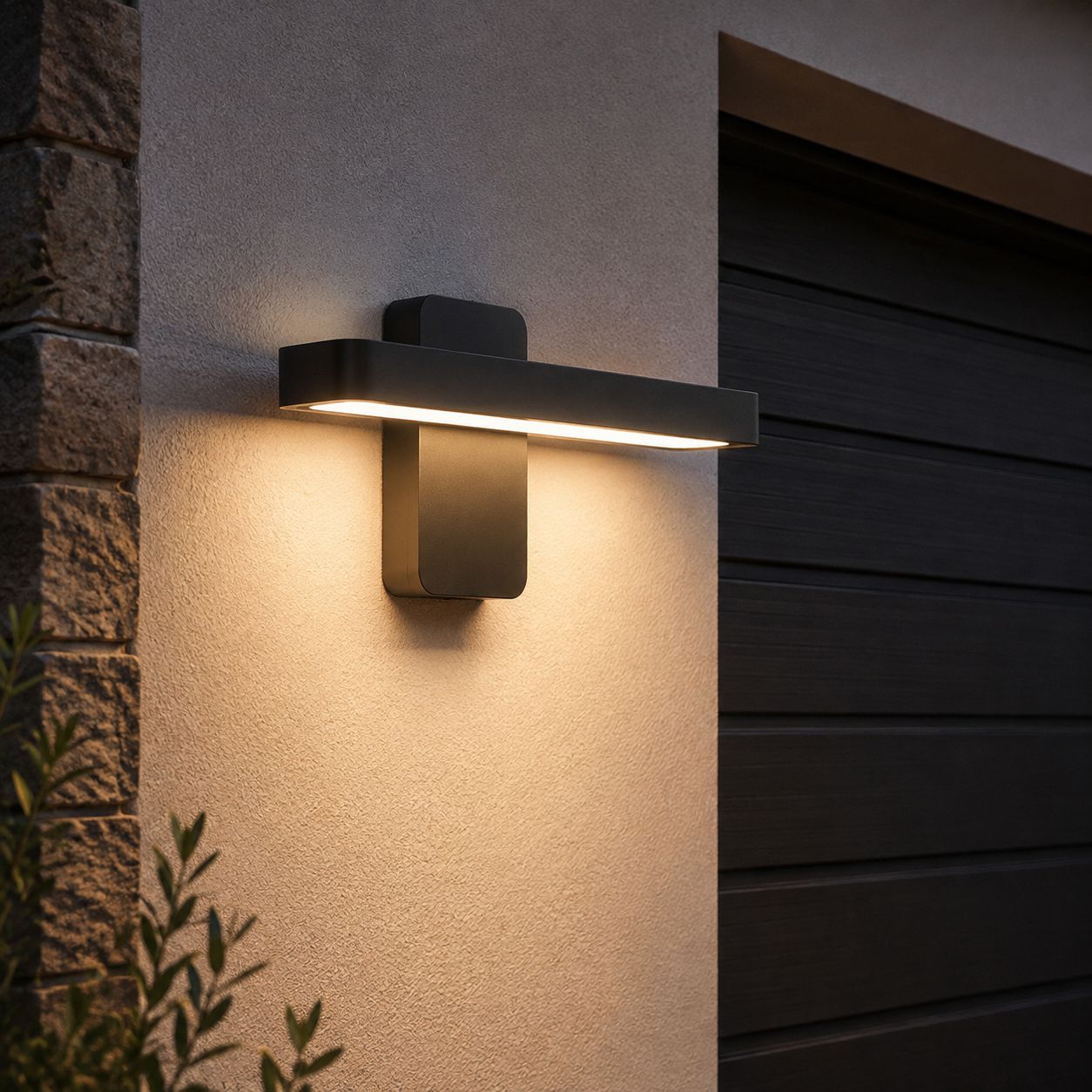 Outdoor Wall Light | Linear LED Bar, Sensor Option, 20 to 50cm