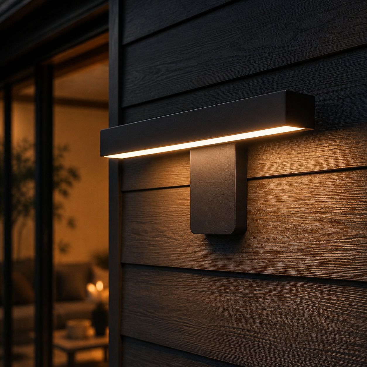 Outdoor Wall Light | Linear LED Bar, Sensor Option, 20 to 50cm