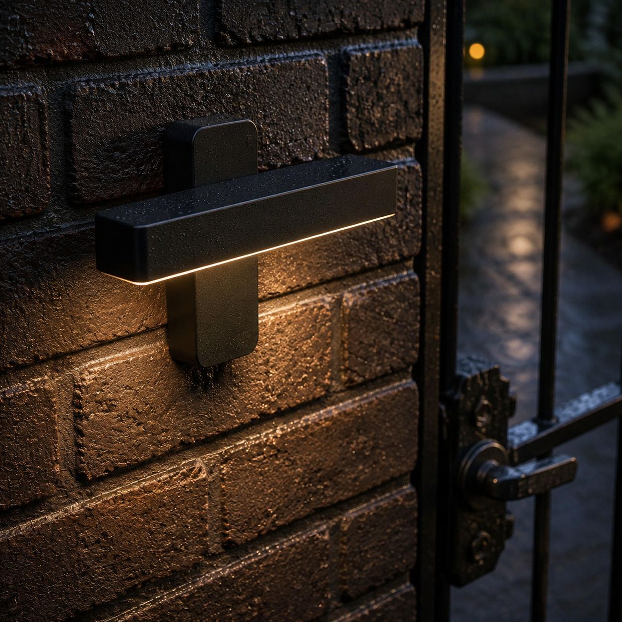 Outdoor Wall Light | Linear LED Bar, Sensor Option, 20 to 50cm