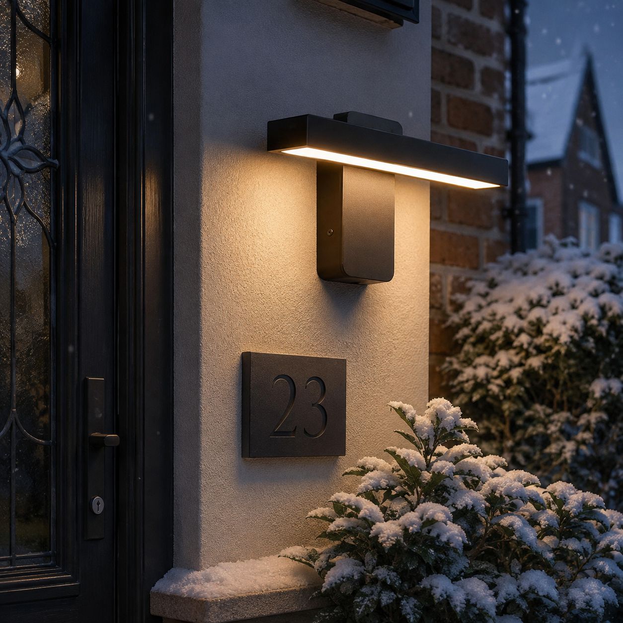 Outdoor Wall Light | Linear LED Bar, Sensor Option, 20 to 50cm
