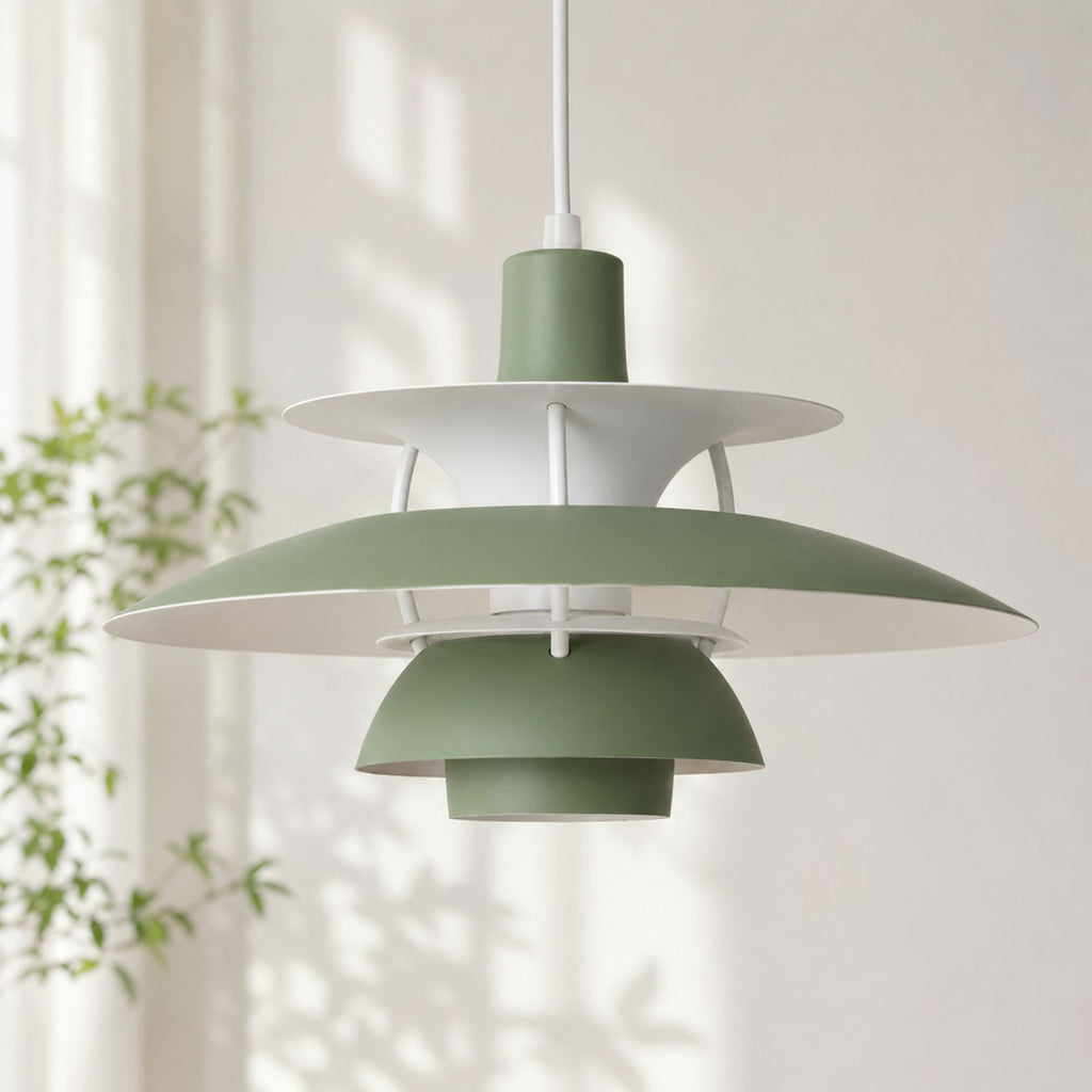 Luminara | Vibrant Modern Layered Disc Pendant Light Fixture