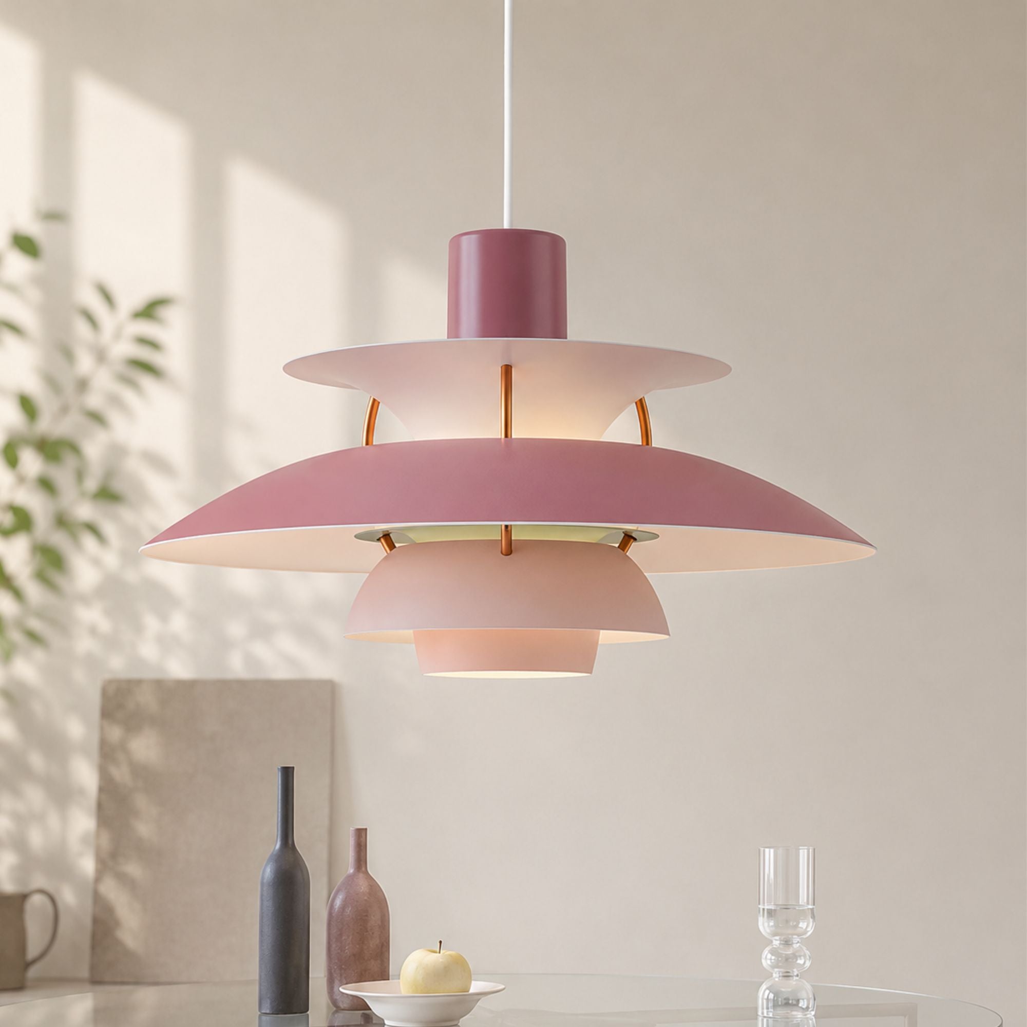 Luminara | Vibrant Modern Layered Disc Pendant Light Fixture