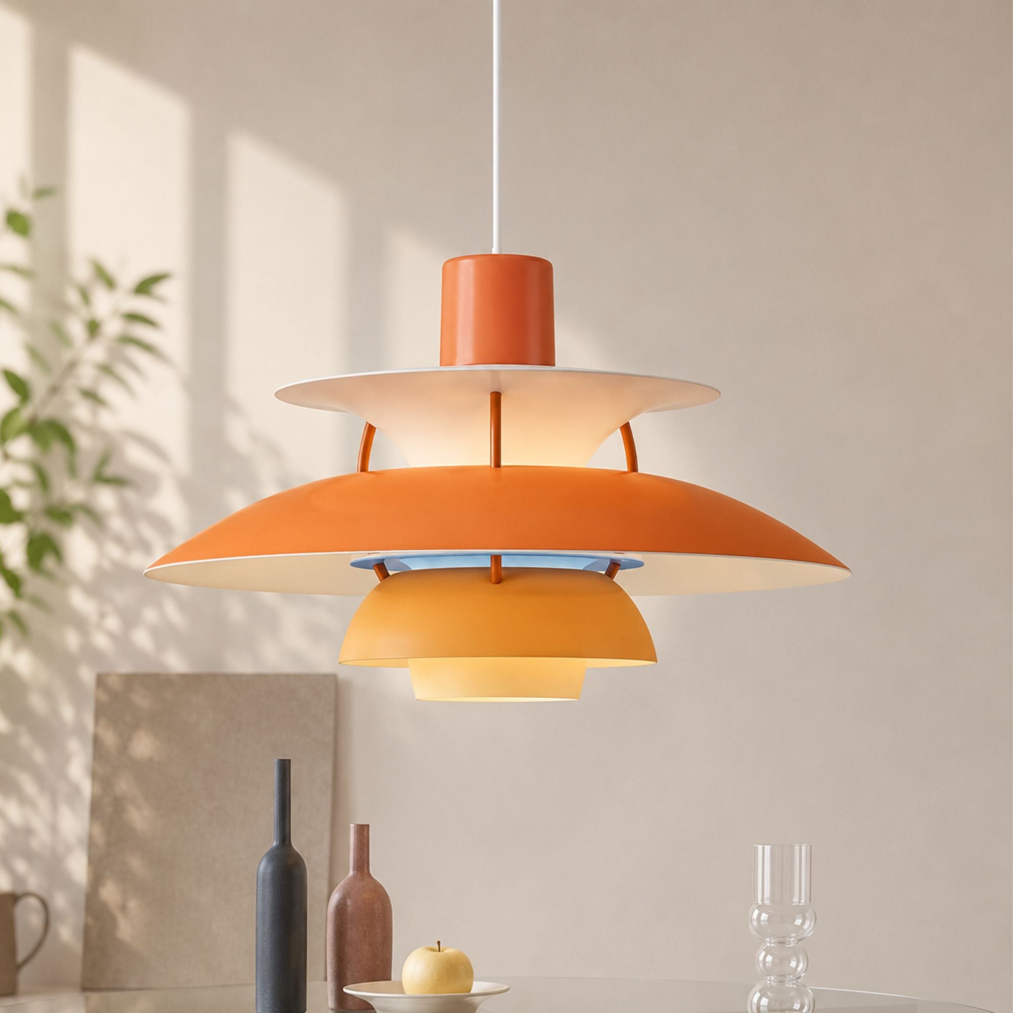 Luminara | Vibrant Modern Layered Disc Pendant Light Fixture