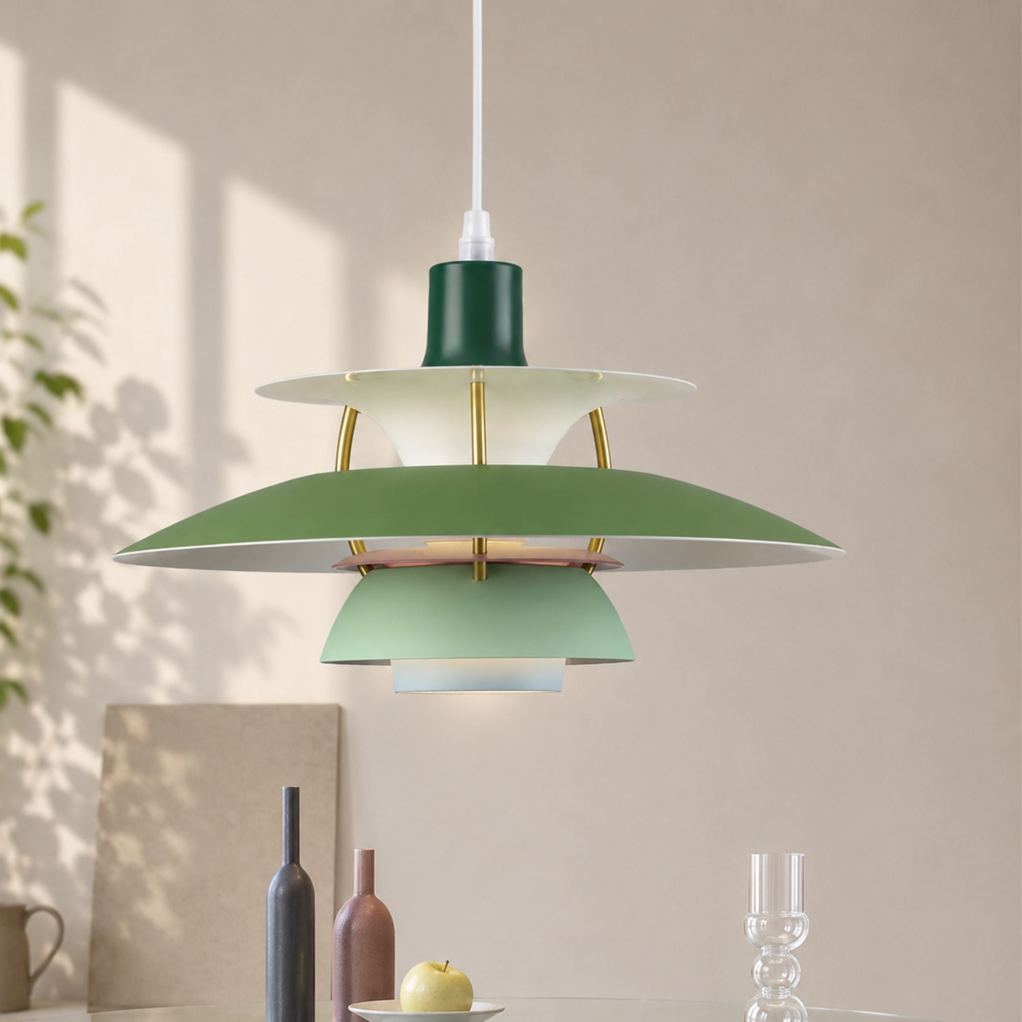 Luminara | Vibrant Modern Layered Disc Pendant Light Fixture