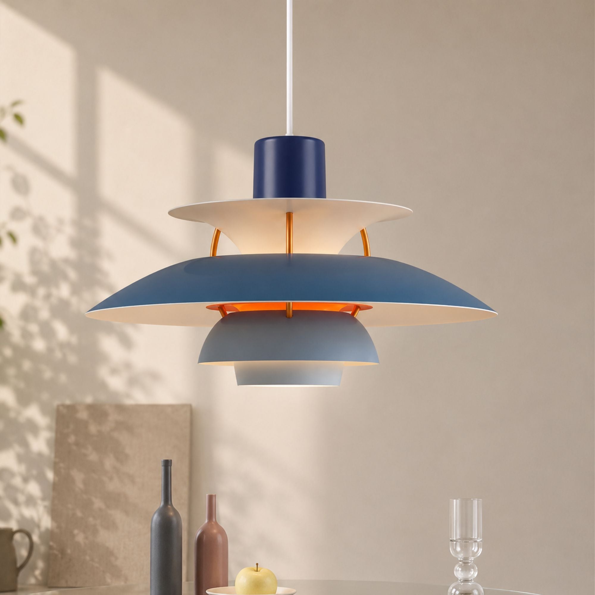 Luminara | Vibrant Modern Layered Disc Pendant Light Fixture