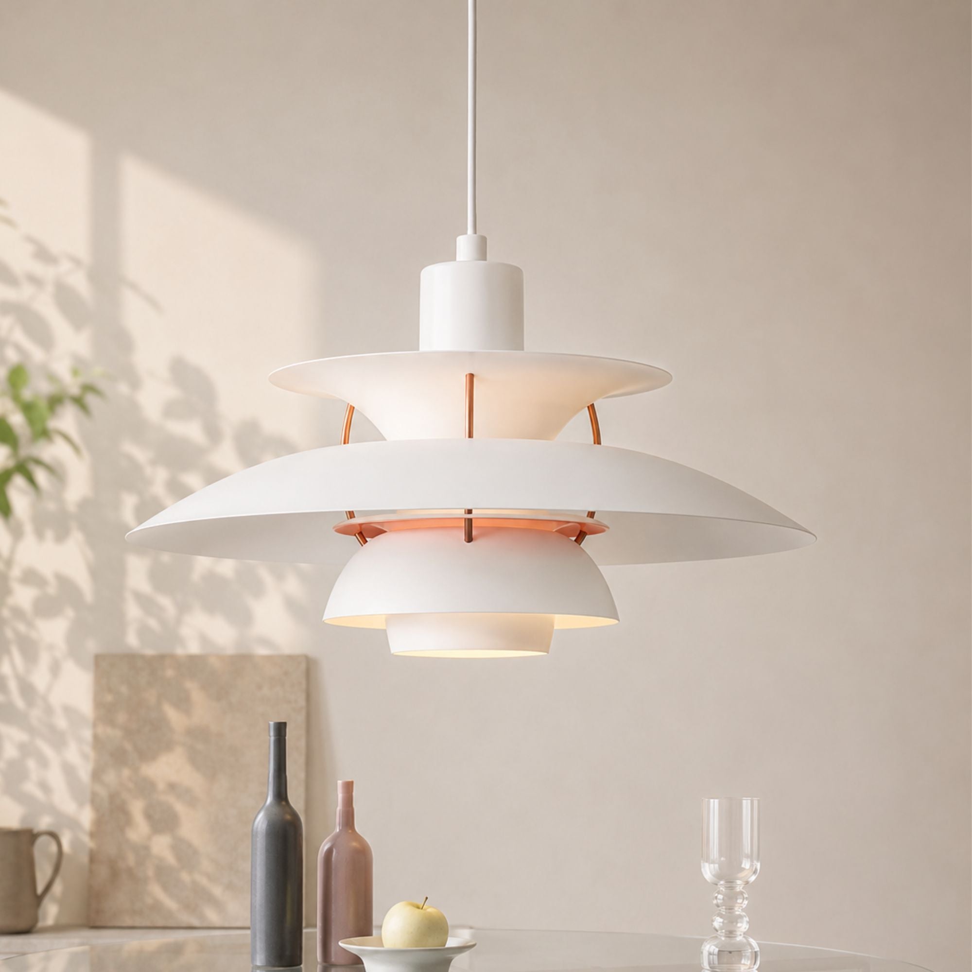 Luminara | Vibrant Modern Layered Disc Pendant Light Fixture