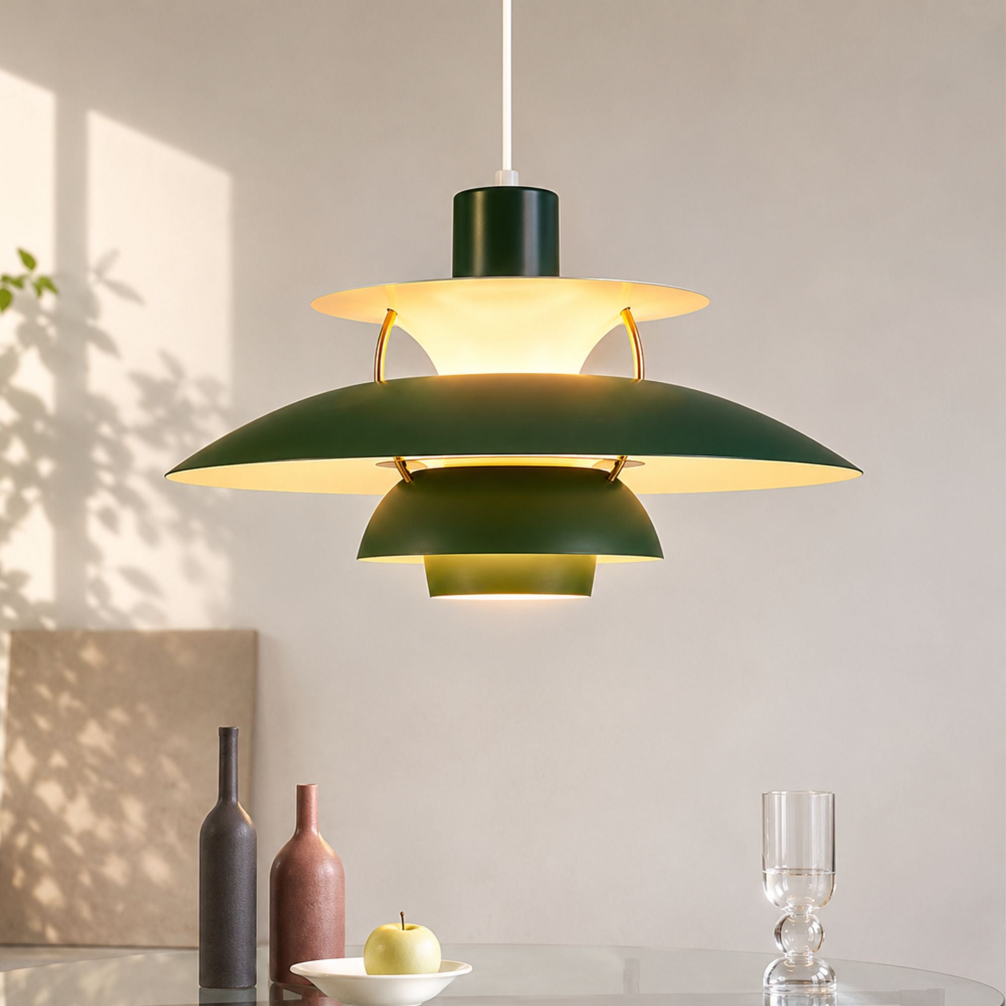 Luminara | Vibrant Modern Layered Disc Pendant Light Fixture