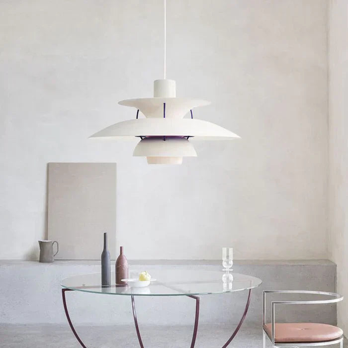 Luminara | Vibrant Modern Layered Disc Pendant Light Fixture 21