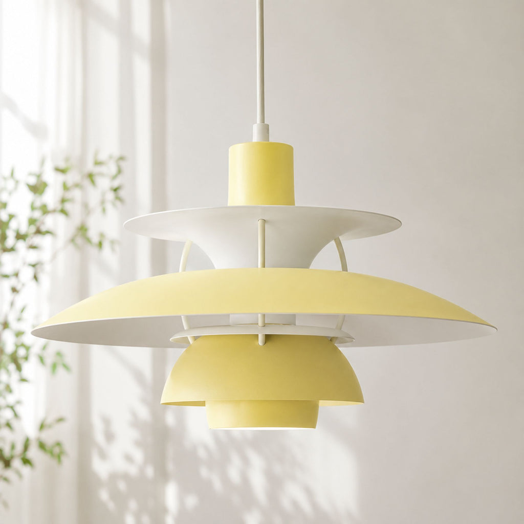 Luminara | Vibrant Modern Layered Disc Pendant Light Fixture
