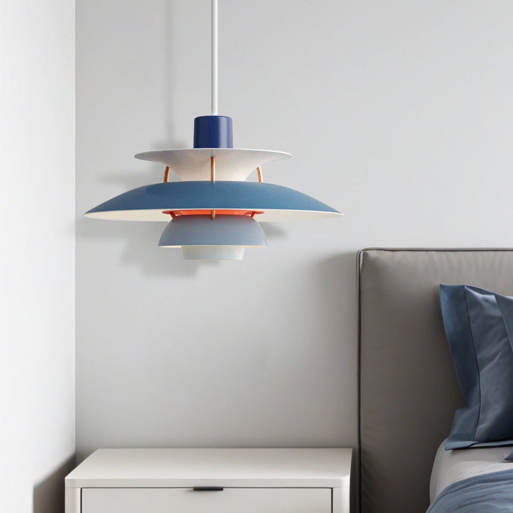 Luminara | Vibrant Modern Layered Disc Pendant Light Fixture 6