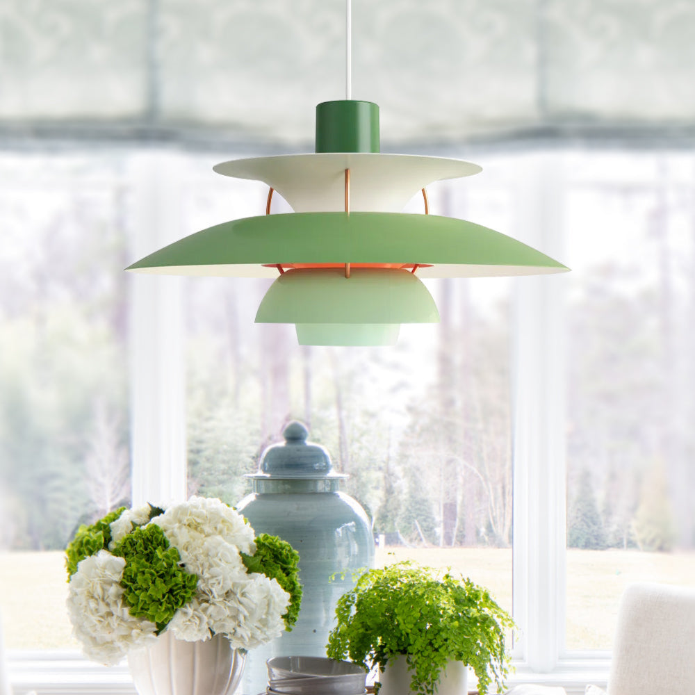 Luminara | Vibrant Modern Layered Disc Pendant Light Fixture 8