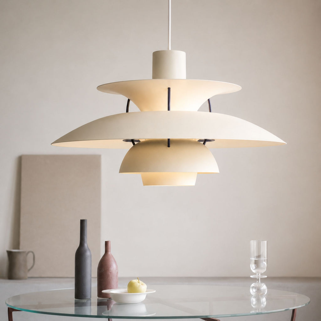 Luminara | Vibrant Modern Layered Disc Pendant Light Fixture