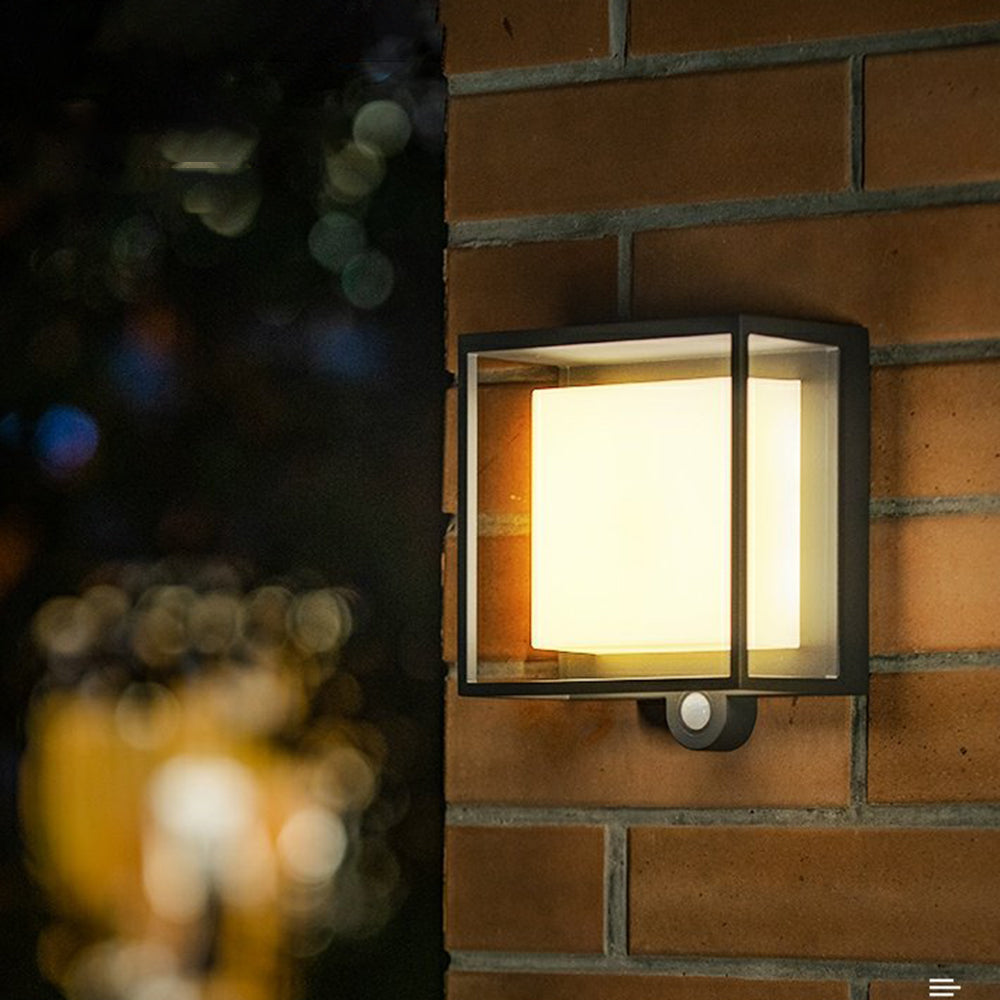 LumosRay | Elegant Modern Solar Powered Outdoor Wall Lamp 0
