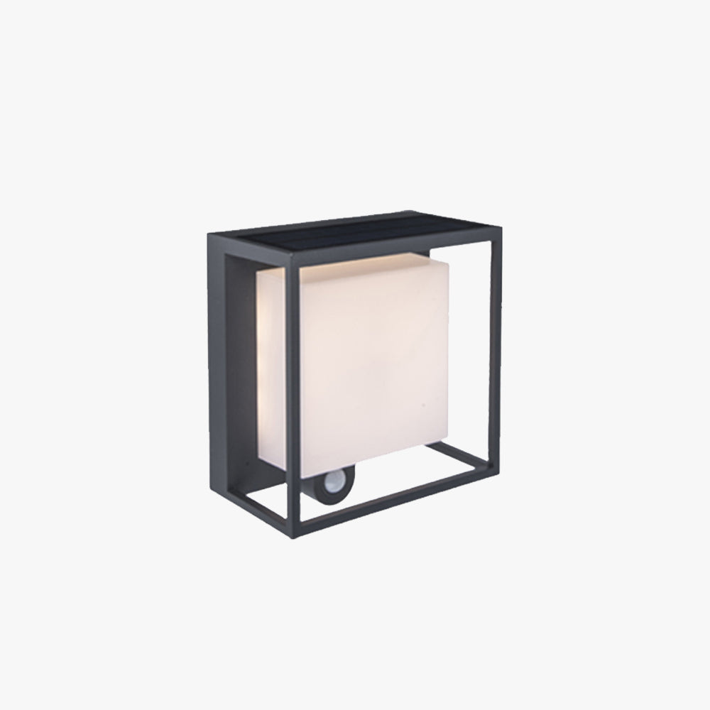 LumosRay | Elegant Modern Solar Powered Outdoor Wall Lamp 1