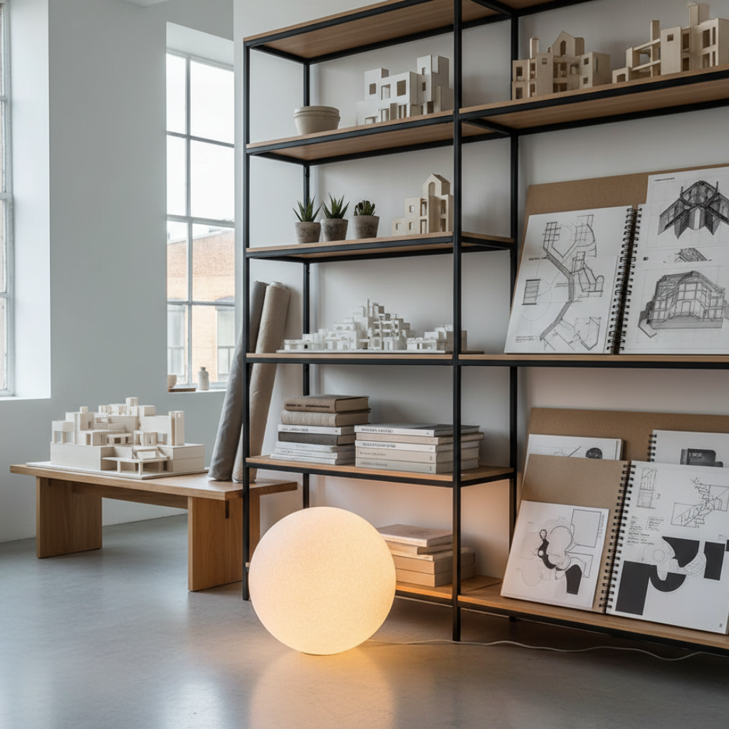 LunaraGlow | Stylish Modern Resin Globe Floor Lamp for Living Room 5