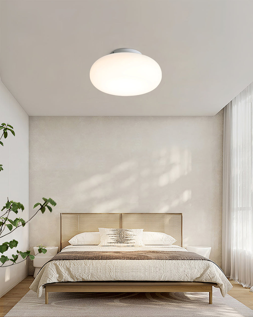 Lunara | Elegant Modern Flush Mount Ceiling Light Fixture for Home Decor 3