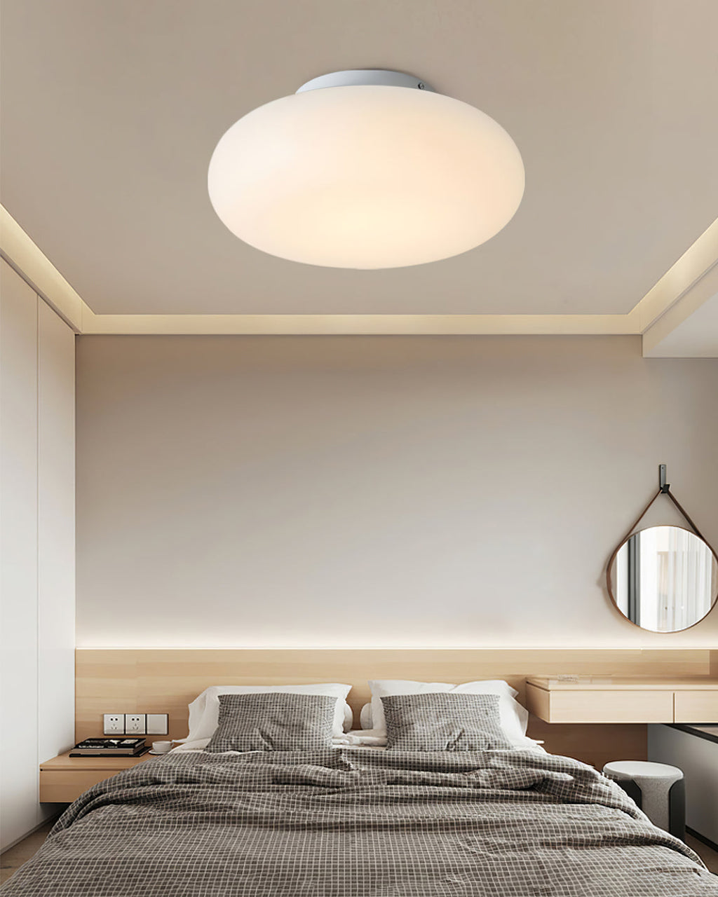 Lunara | Elegant Modern Flush Mount Ceiling Light Fixture for Home Decor 5