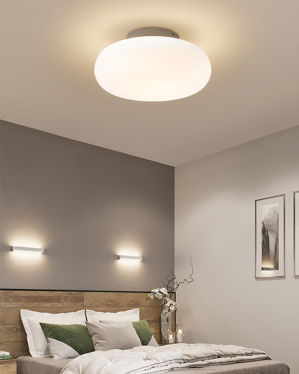 Lunara | Elegant Modern Flush Mount Ceiling Light Fixture for Home Decor 7