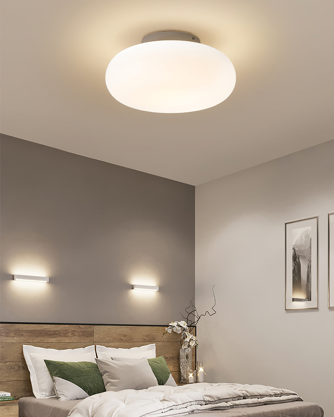Lunara | Elegant Modern Flush Mount Ceiling Light Fixture for Home Decor 7