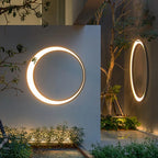 Lunara | Elegant Modern Metal Outdoor Wall Light Fixture 8