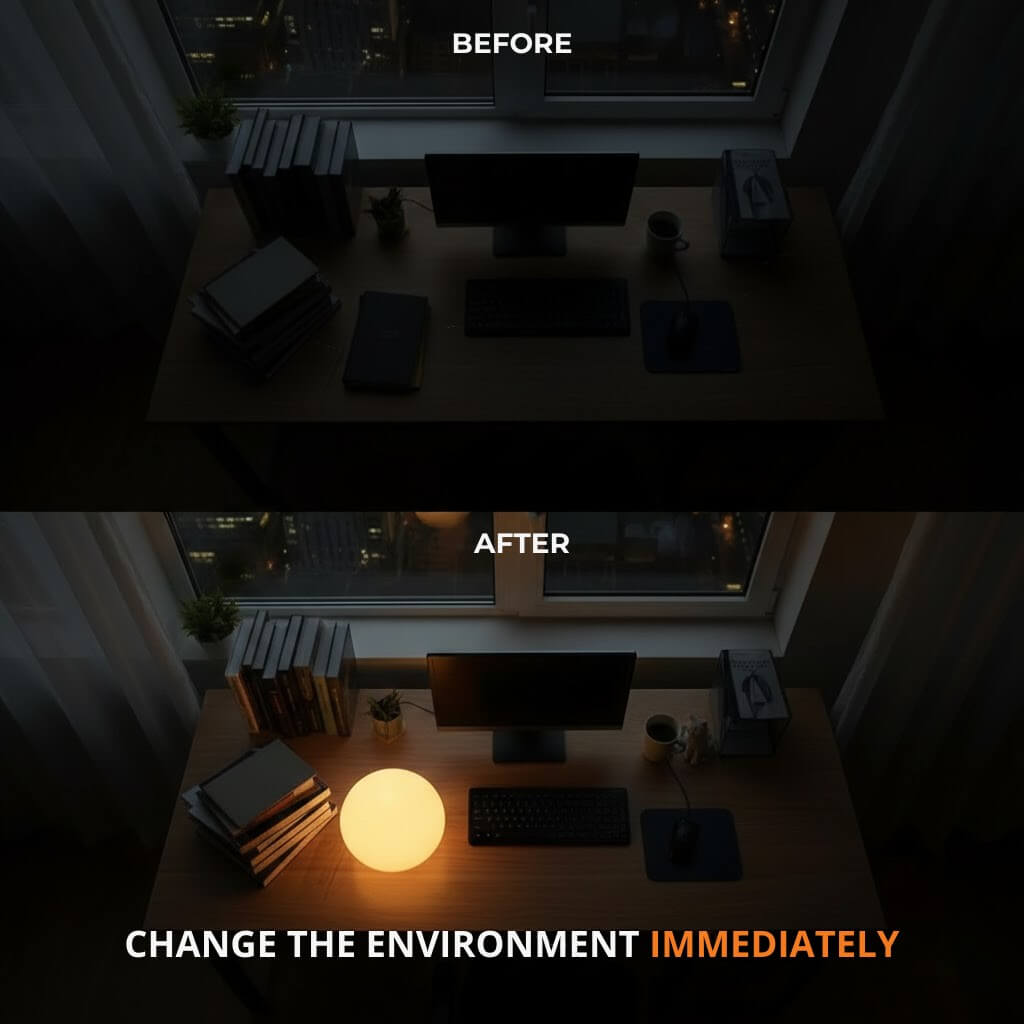 Lunara | Stylish Cordless LED Moon Table Lamp with Color Options 4