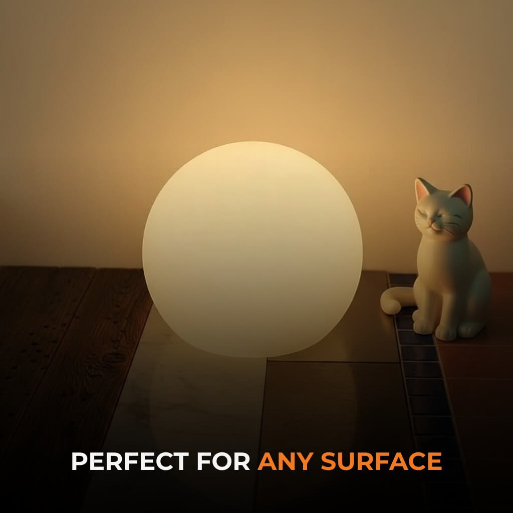 Lunara | Stylish Cordless LED Moon Table Lamp with Color Options 5