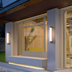 Lunaris | Elegant Minimalist Outdoor Wall Lamp in Black and Gold 4